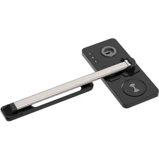 Veles @memorii 3-in-1 Wireless Charger with Desk Lamp Black Flat